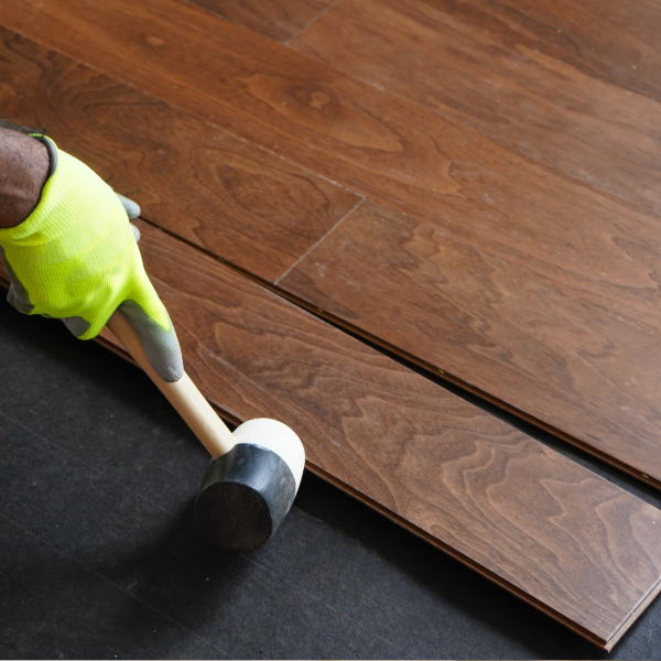 Bamboo flooring installation